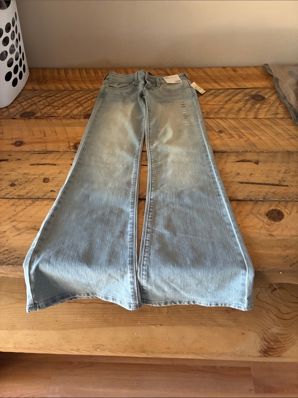 Aeropostale Light Blue Wide-Leg Flare Jeans